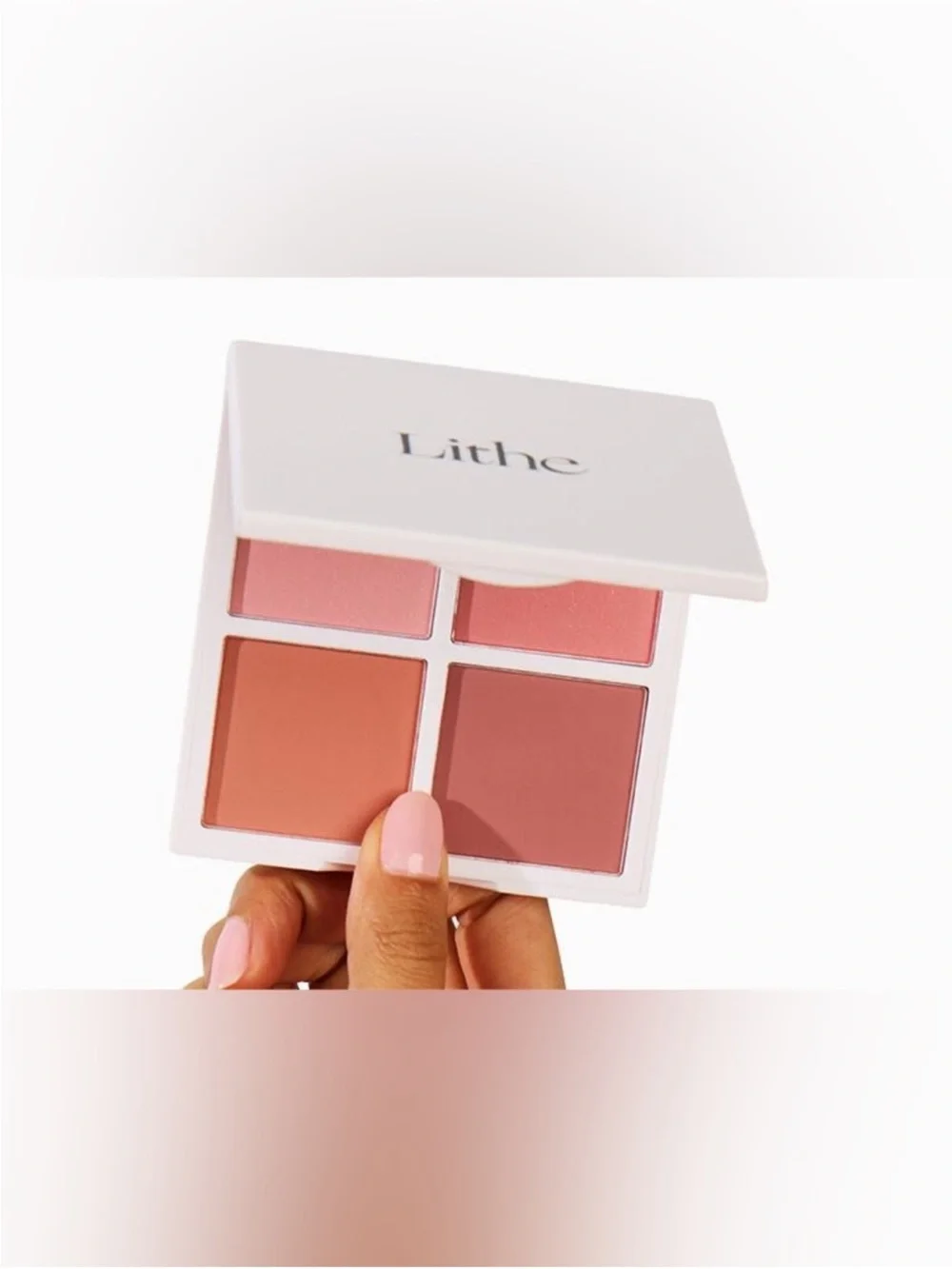 Lithe Pink Blush Quartet Palette - Soft Pink & Rose Cheeks